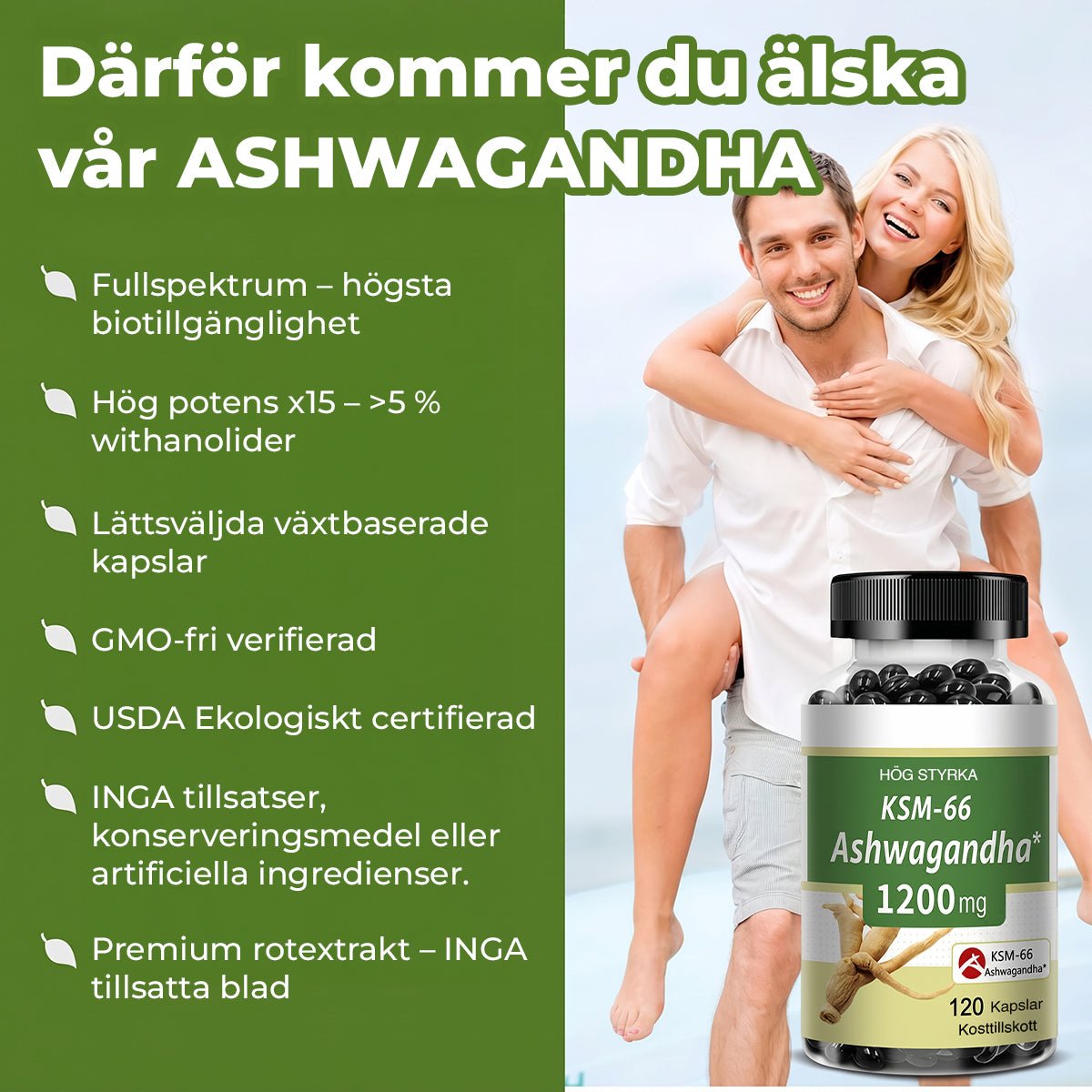 Ashwagandha Premium 1200 mg - Gymfit