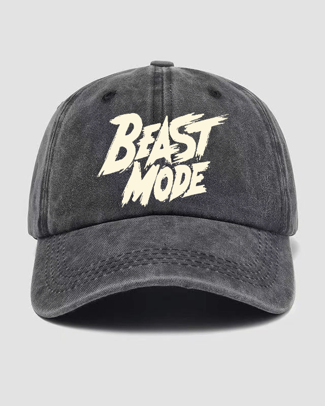 BEAST MODE Washed Keps - Gymfit