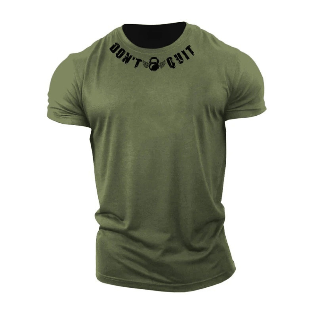 Don't Quit Cotton T-Shirt - Gymfit