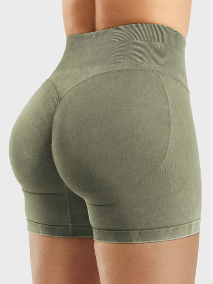 Elen Washed Soft Shorts - Gymfit