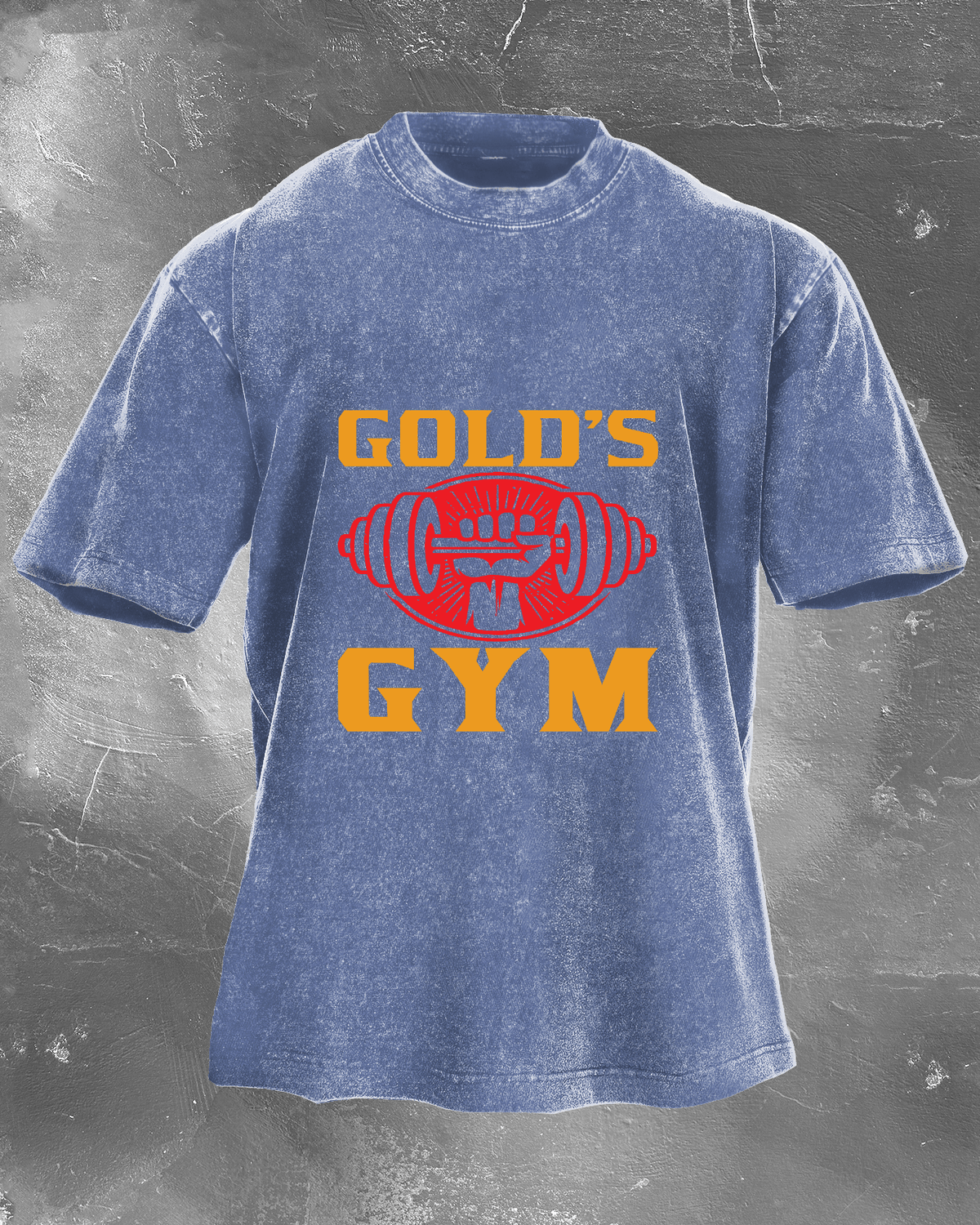 GOLD´S GYM WASHED T - SHIRT - Gymfit