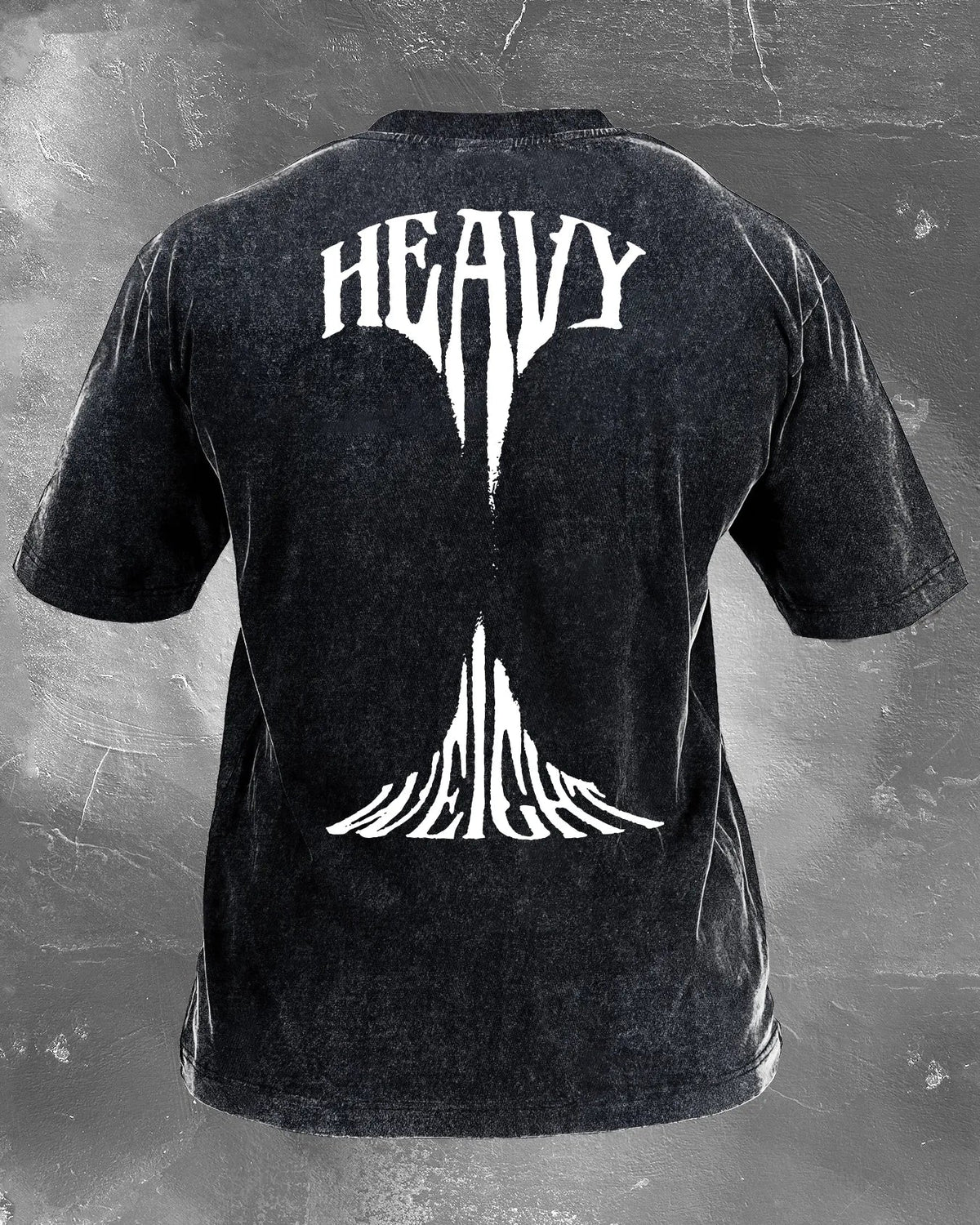 HEAVY WEIGHT MEN'S WASHED T - SHIRT - Gymfit