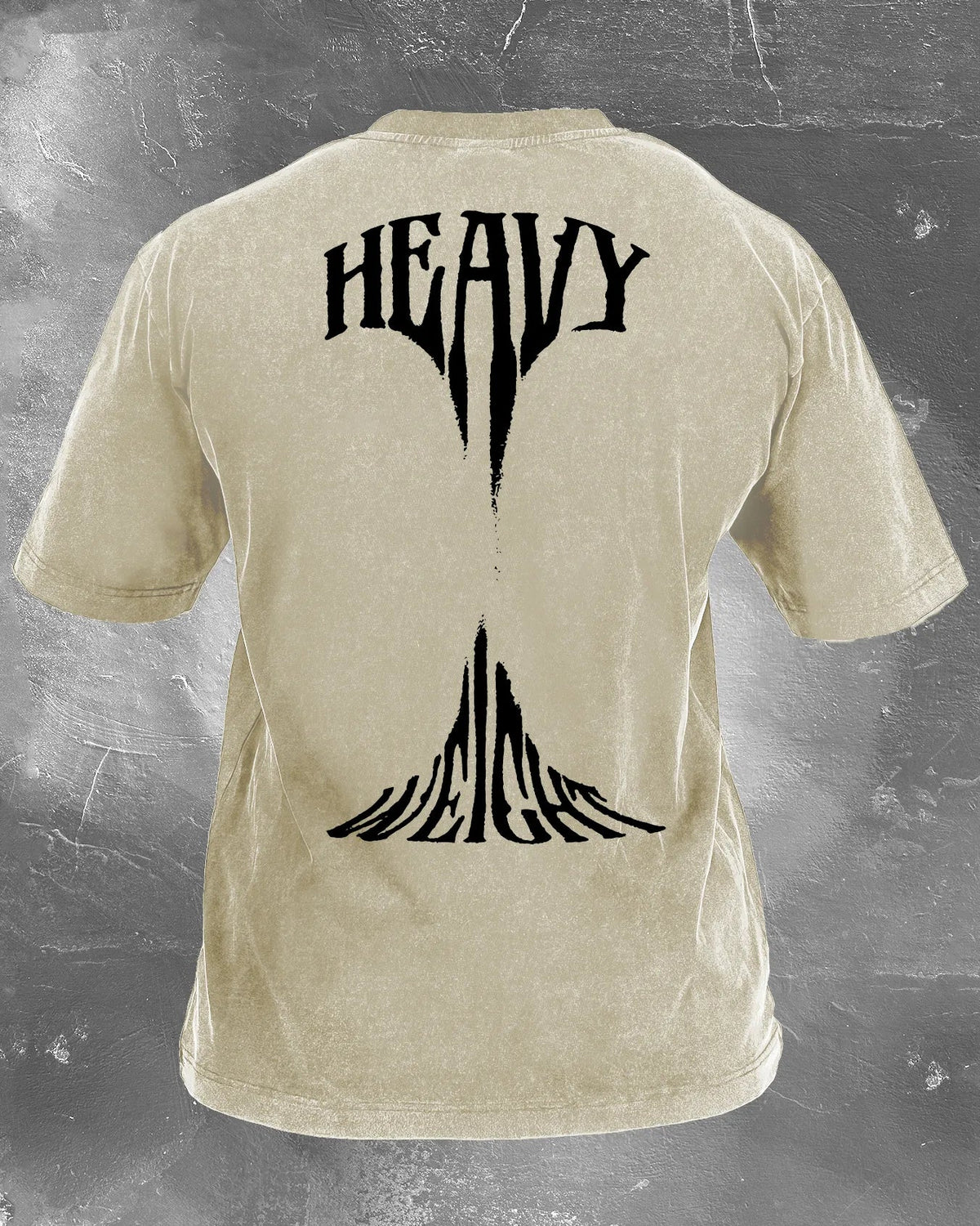HEAVY WEIGHT MEN'S WASHED T - SHIRT - Gymfit
