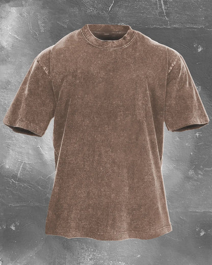 HEAVY WEIGHT MEN'S WASHED T - SHIRT - Gymfit
