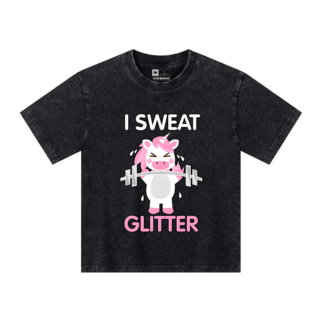 I Sweat Glitter Barn T-shirt - Gymfit