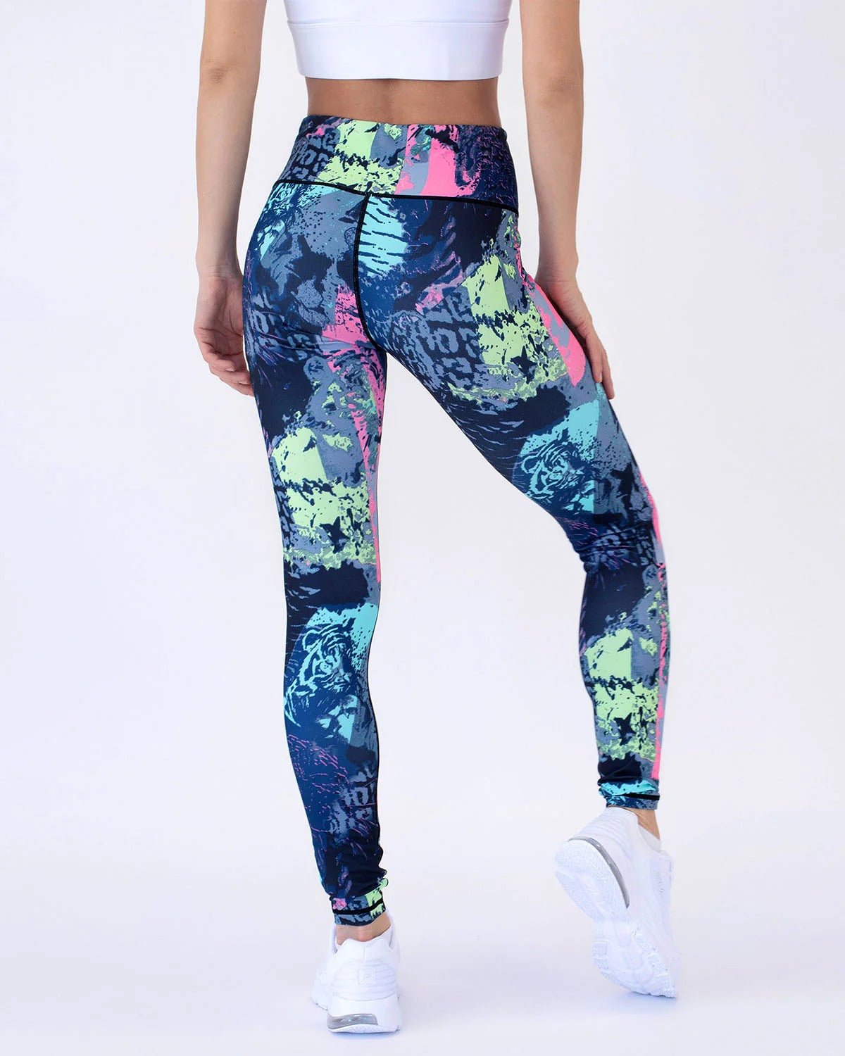 Ocean Abstract Leggings - Gymfit