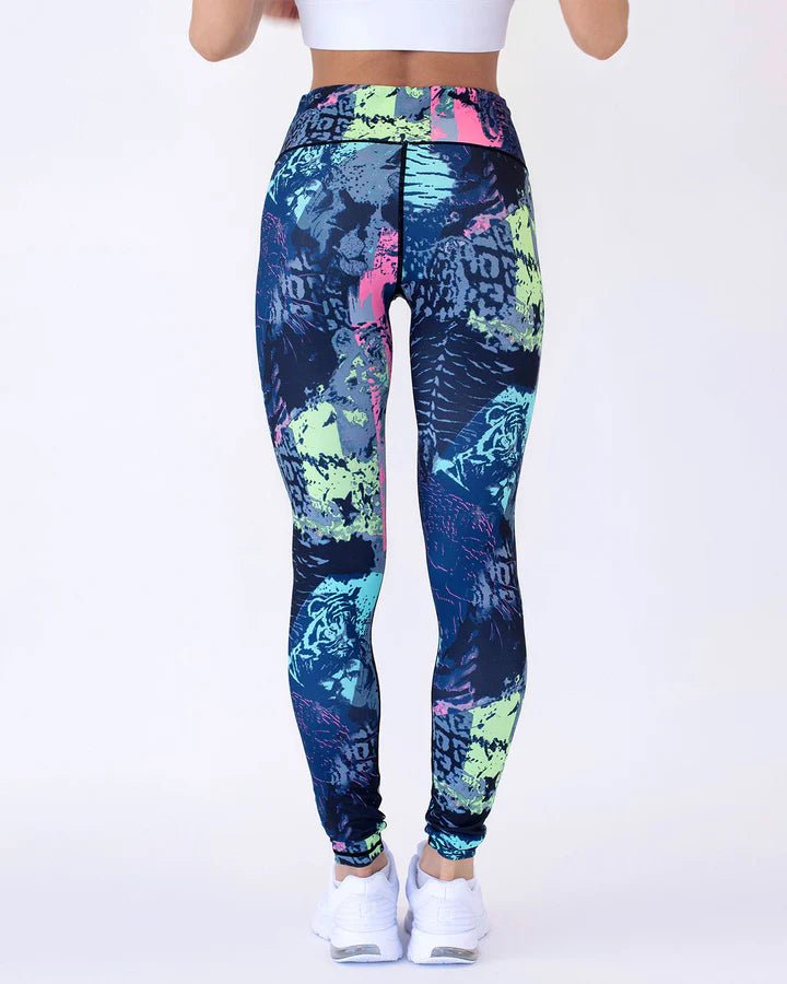 Ocean Abstract Leggings - Gymfit