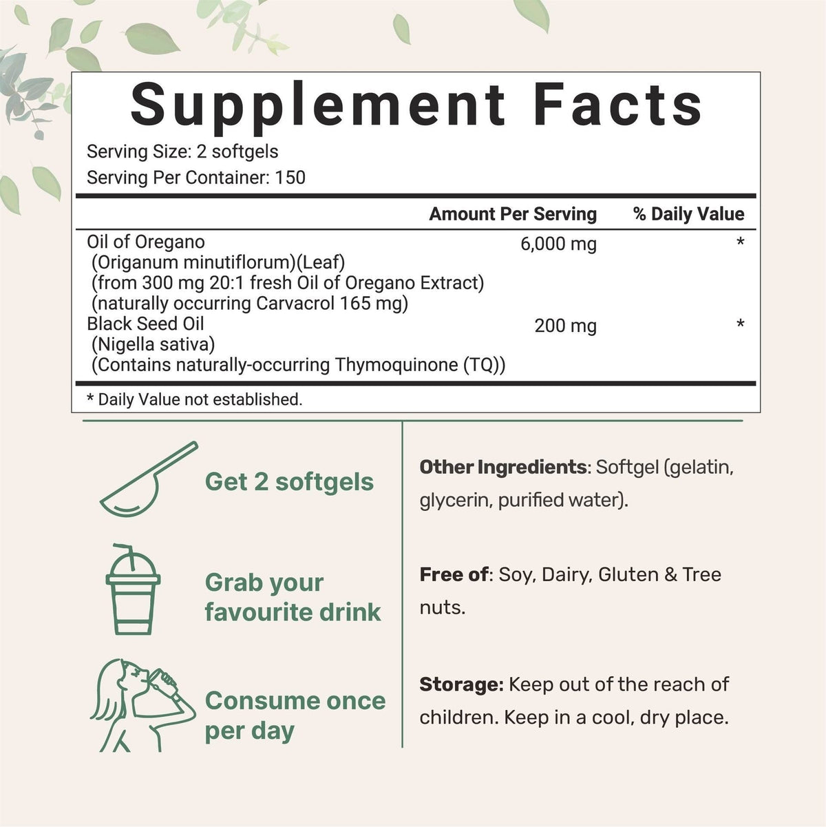 Oregano Seed Oil - Gymfit