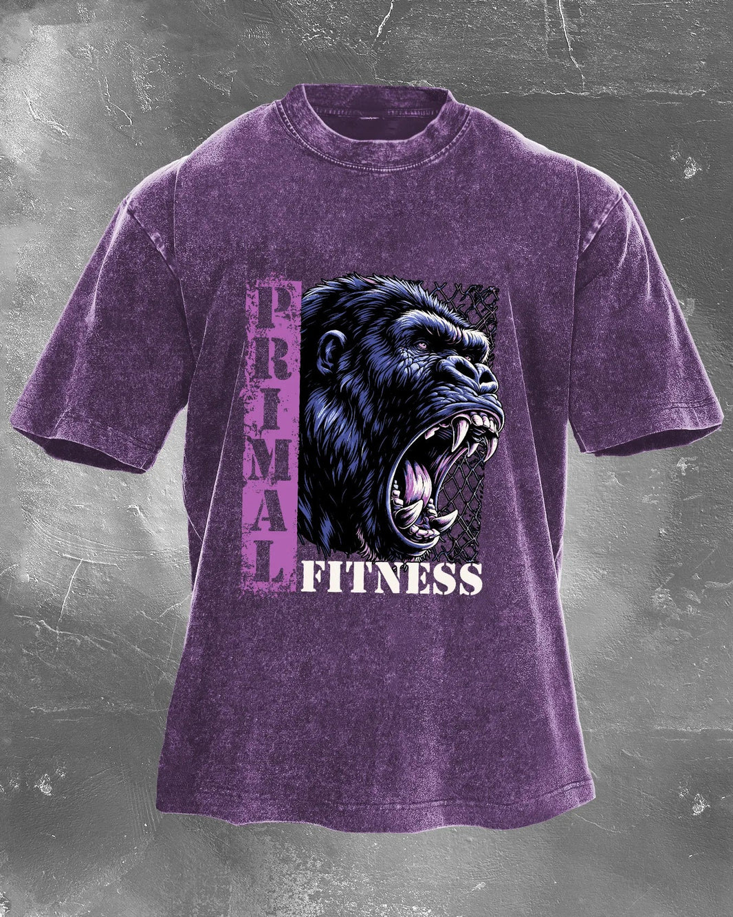 PRIMAL FITNESS WASHED T-SHIRT - Gymfit