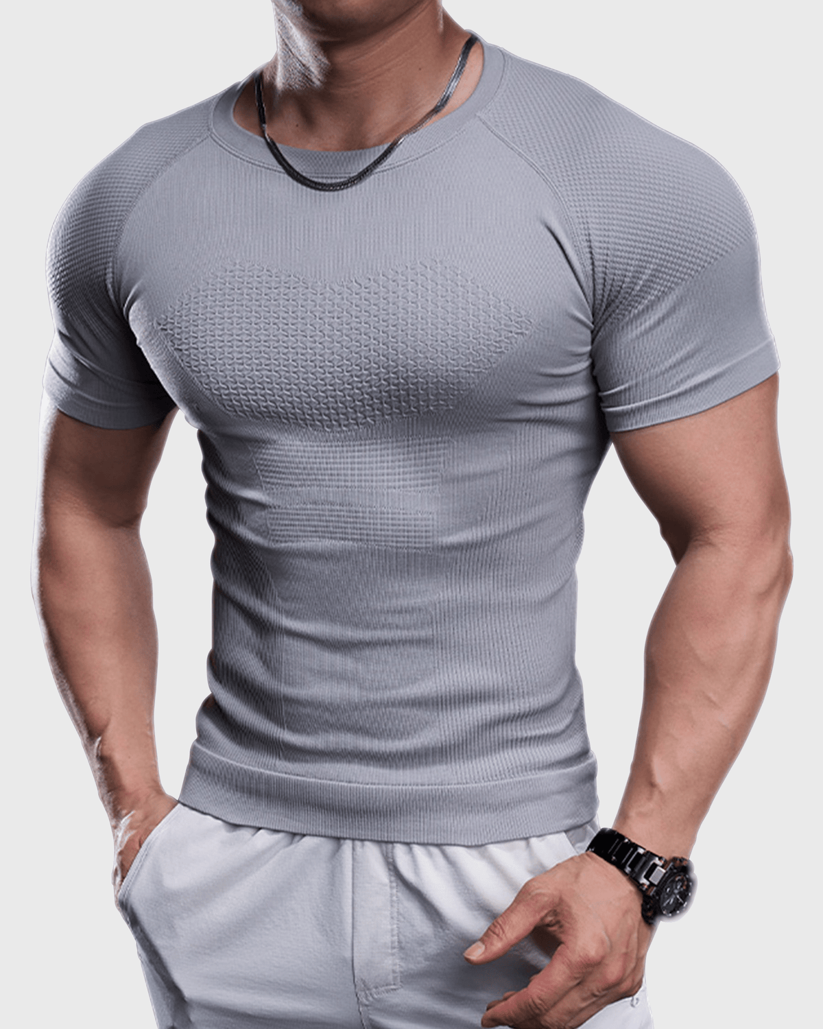 Seamless Quick - Dry Compression T-shirt - Gymfit
