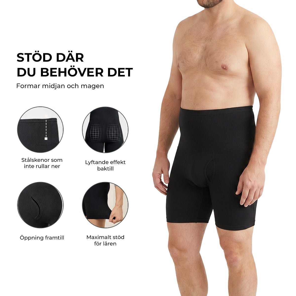 Shaper Men High Compression Shorts - Gymfit