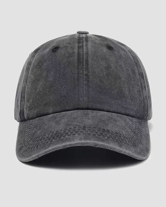 Solid Color Without Printing Washed Keps - Gymfit