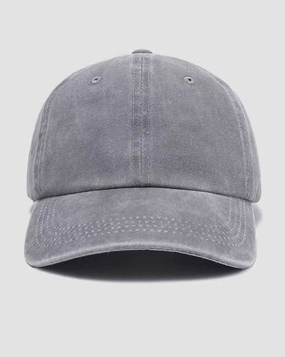 Solid Color Without Printing Washed Keps - Gymfit