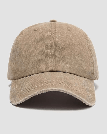 Solid Color Without Printing Washed Keps - Gymfit