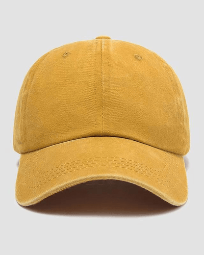 Solid Color Without Printing Washed Keps - Gymfit